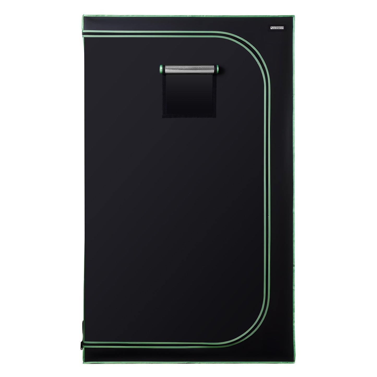 Indoor-Pflanzenzelt, 120 x 120 x 200 cm, 600D hochreflektierende Mylar-Folie, mit Sichtfenster, Bodenwanne und Reißverschluss, robustes Anzuchtzelt für Obst, Blumen und Gemüse