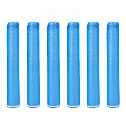 Floor Underlayment 55.8 m², 3-in-1 2 mm Thick Flooring Padding with Tape & Vapor Barrier, Heavy Duty EPE Foam with Blue PE, Soundproofing & Noise Reduction, for Laminate Wood (6 Rolls x 9.3 m²)