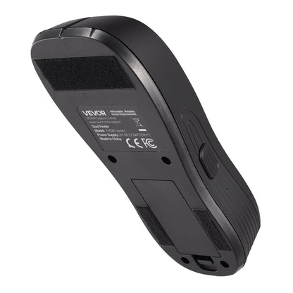 Elektronischer Wandbalkendetektor 5-in-1 mit intelligentem Sensor, hochauflösendem LCD-Display und akustischem Alarm zur Erkennung von Metallträgern (Mitte und Rand), Stromleitungen, Balken und Rohren. Farbe: Schwarz.