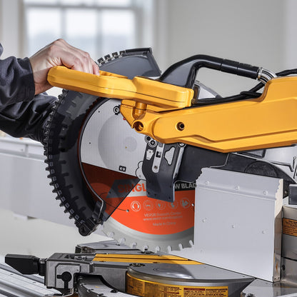 Circular Saw Blade, 185 mm Diameter, 48 Sharp Alloy Teeth, 15.875 mm Arbor, Fine Finish, Metal Cutting Blade for Circular Saw, with Noise-Reducing Heat Vents, for Cutting Steel and Aluminum