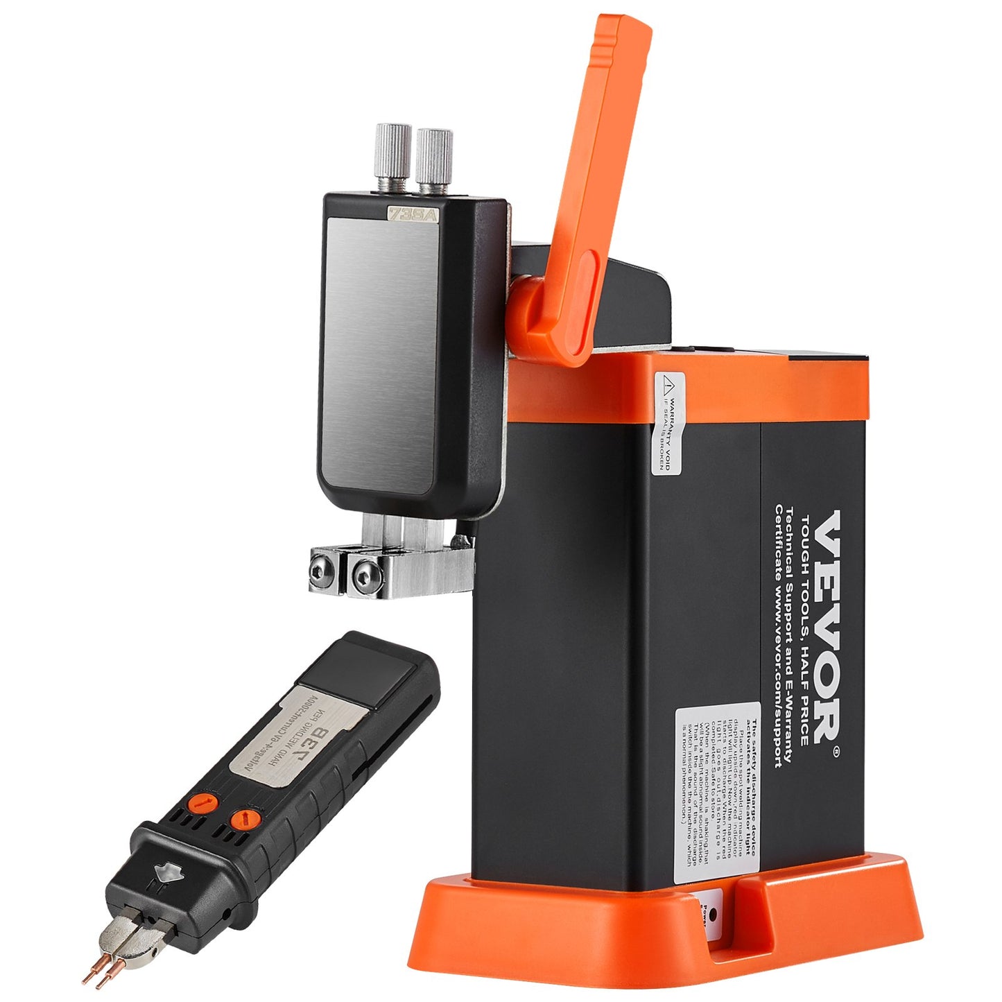 Battery Spot Welder, 14.5KW Capacitor Energy Storage Pulse Battery Spot Welder with 73B Welding Pen, 801D High Power Spot Welding Equipment & 2 Welding Modes for 0.1-0.3mm Pure Nickel, Batteries