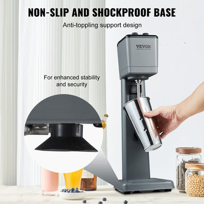 Milkshake Maker Mixer Machine 250W Stainless Steel Drink Tea Milk Blender