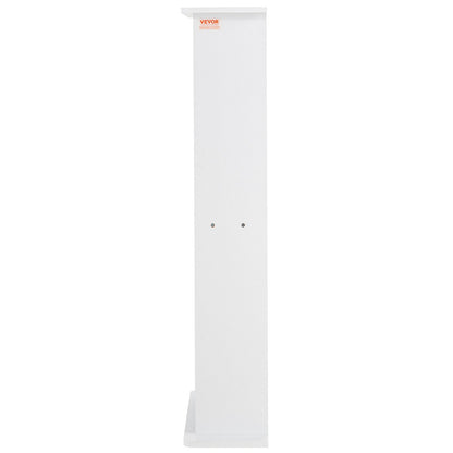 Medienschrank mit 5 DVD-Regalebenen für bis zu 240 CDs, verstellbare CD-Ablagen, schützt und organisiert Musik-, Film-, Videospiel- oder Sammlerstücke, Weiß