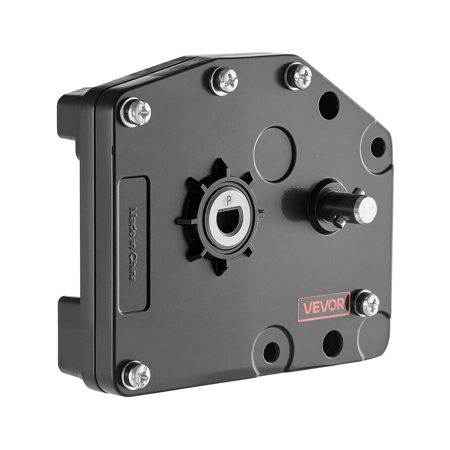 RV Fifth Wheel Landing Gear Box 276602, Universal Mount Steel Gearbox Compatible with Lippert Venture, Atwood, Stromberg Carlson Landing Gear Systems, Replace LG-179015, Adjustable Height, Black