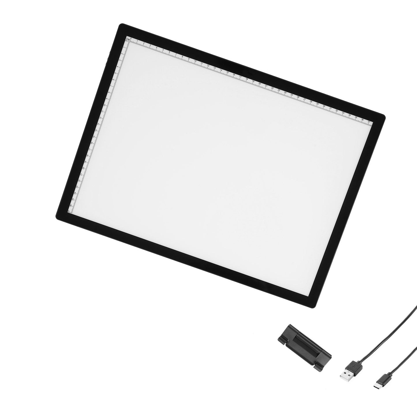 Light Board, A3 LED Light Pad with 6 Level Dimmable Brightness, Rechargeable Light Table for Tracing, Light Box for Diamond Painting, Animation, Sketching, Drawing, Stenciling, Artists (Black)