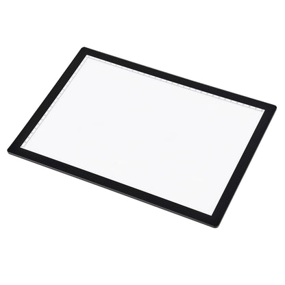 Light Board, A4 LED Light Pad with 5 Level Dimmable Brightness, Rechargeable Light Table for Tracing, Light Box for Diamond Painting, Animation, Sketching, Drawing, Stenciling, Artists (Black)