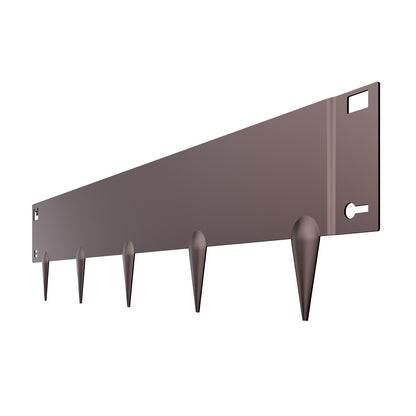 Steel Landscape Edging, 5 Packs 39 x 5 in Rust-Resistant Metal Landscape Edging, Bendable Garden Edging Border, Heavy Duty Lawn Edging, Easy-to-Install, Flower Bed Yard Pathway Divider Brown