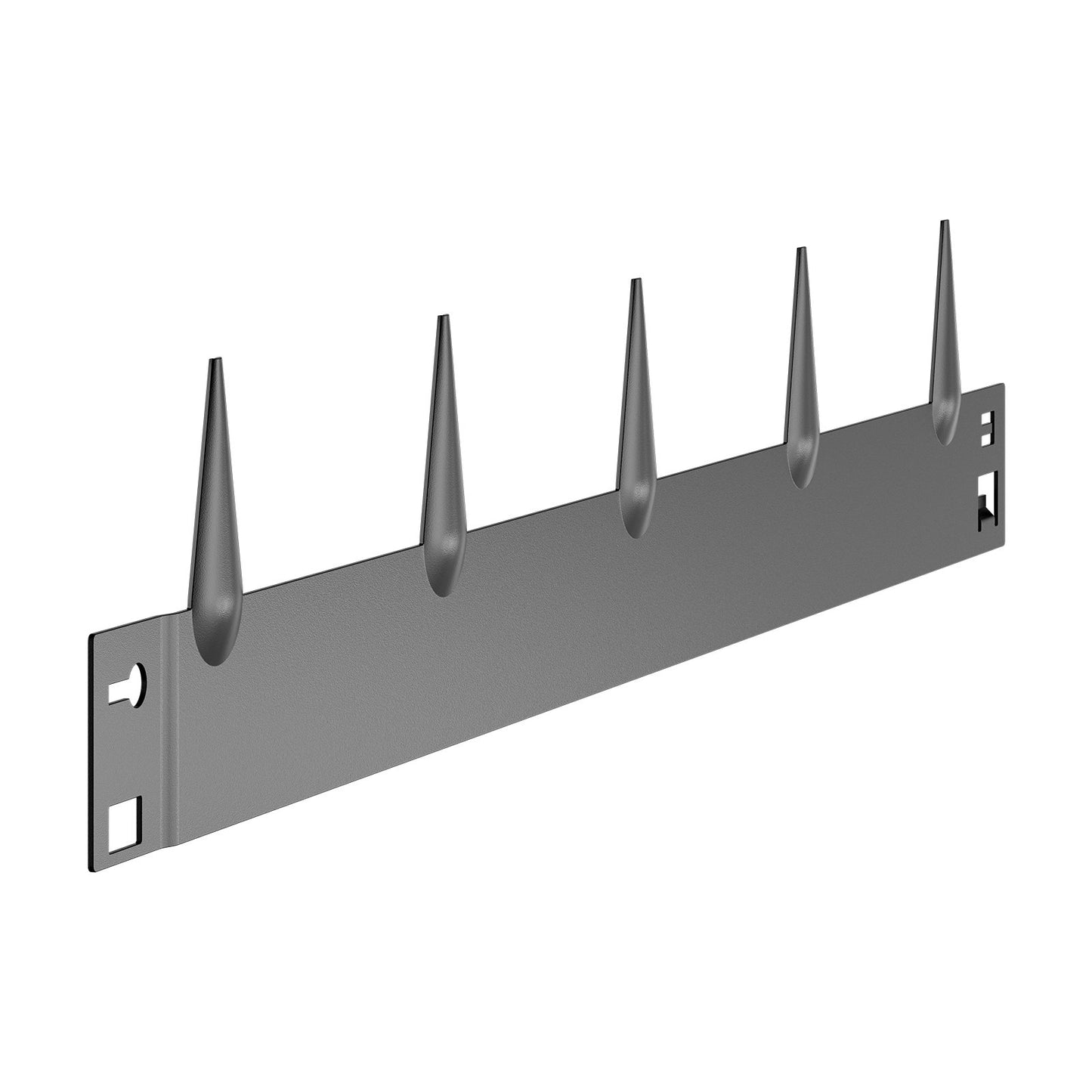 Stahl-Garteneinfassung, 5er-Pack, 99 x 7,6 cm (39 x 3 Zoll), rostbeständig, biegsam, robust, einfach zu installieren, für Beete, Gartenwege, dunkelgrau