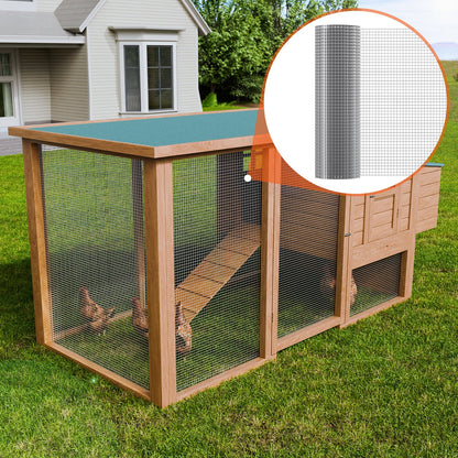 Hardware Cloth, 1/2 inch 24in x 50 ft 19 Gauge, Hot Dipped Galvanized Wire Mesh Roll, Chicken Wire Fencing, Wire Mesh for Rabbit Cages, Garden, Small Rodents