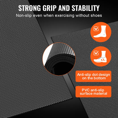 Gymnastikmatte, rutschfeste Premium-Yogamatte mit hoher Dichte, Yogamatte für Männer und Frauen, Fitness- und Trainingsmatte mit Tasche und Tragegurt, für alle Arten von Yoga, Pilates und Bodenübungen zu Hause (213 x 152 cm)