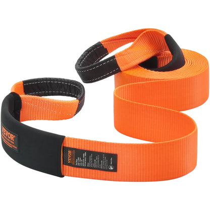 Hochleistungs-Abschleppgurt-Set 3" x 30 Fuß (MBS-36.000 lbs) mit Baumschutzseil, dreifach verstärkter Schlaufe, Schutzhüllen und Aufbewahrungstasche, 3/4"-D-Ring-Schäkeln, für LKW, Jeep, SUV und ATV