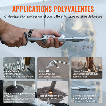 Bolzenschweiß-Ausbeulset, 3-kW-Punktschweißgerät, Ausbeulwerkzeug und 6 Schweißmodi