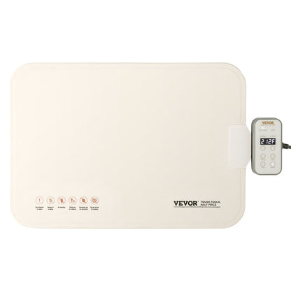 Electric Warming Tray, Food Warming Mat for Buffet, Rollable & Portable Silicone Food Warmer with 4 Adjustable Temperature Settings, Auto Shut-Off & Child Lock, Perfect for Parties, Catering