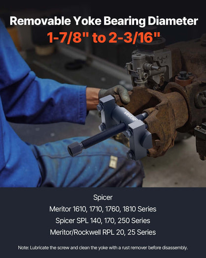 Gabelabzieher, geeignet für Lkw und Transportfahrzeuge der Klassen 6–8, robustes Gabelabzieher-Set, kompatibel mit Kenworth, Peterbilt, Freightliner, Mack und Volvo