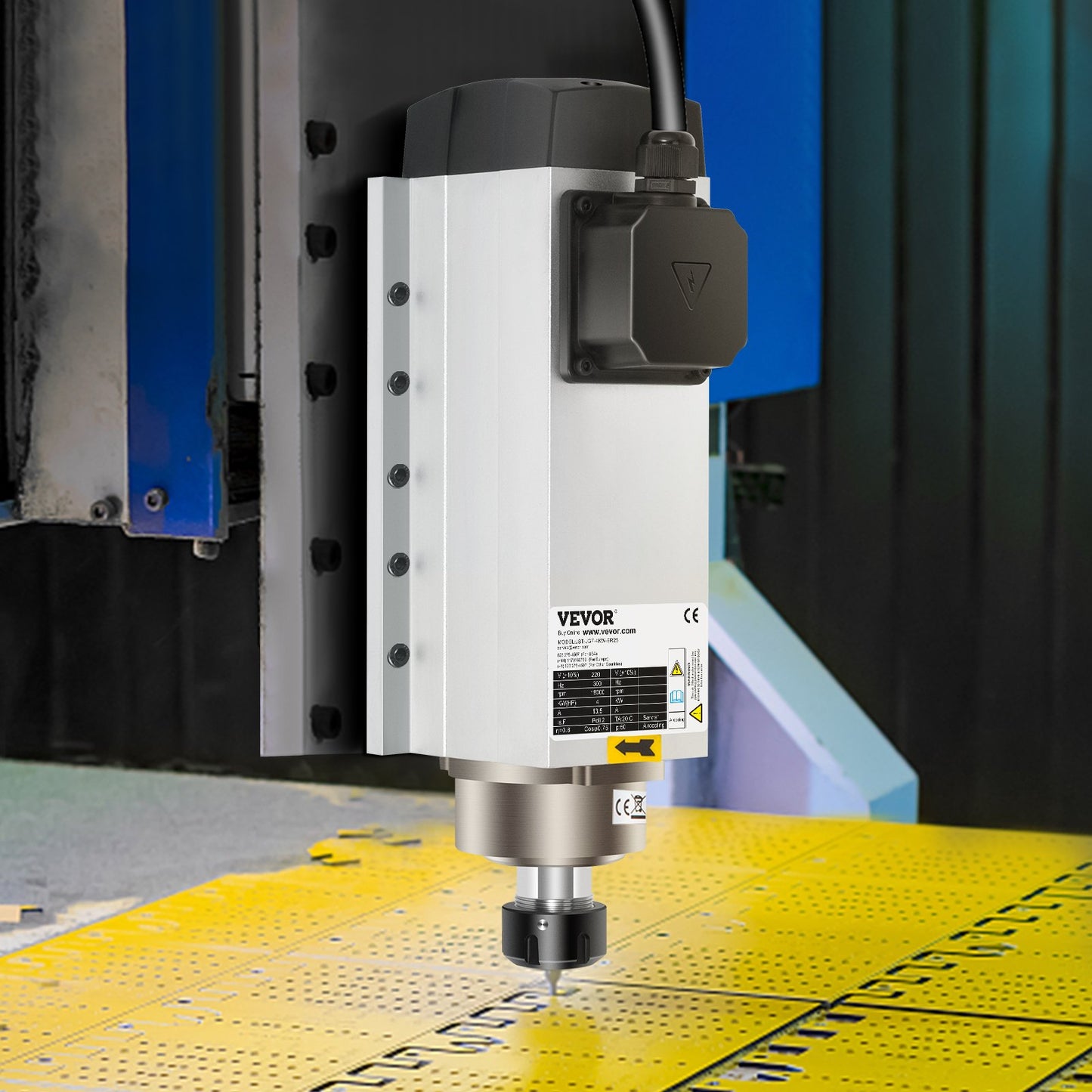 4 kW 2220 V luftgekühlter Spindelmotor ER25 CNC-Luftkühlungsspindelmotor für CNC-Gravier- und Fräsmaschinen