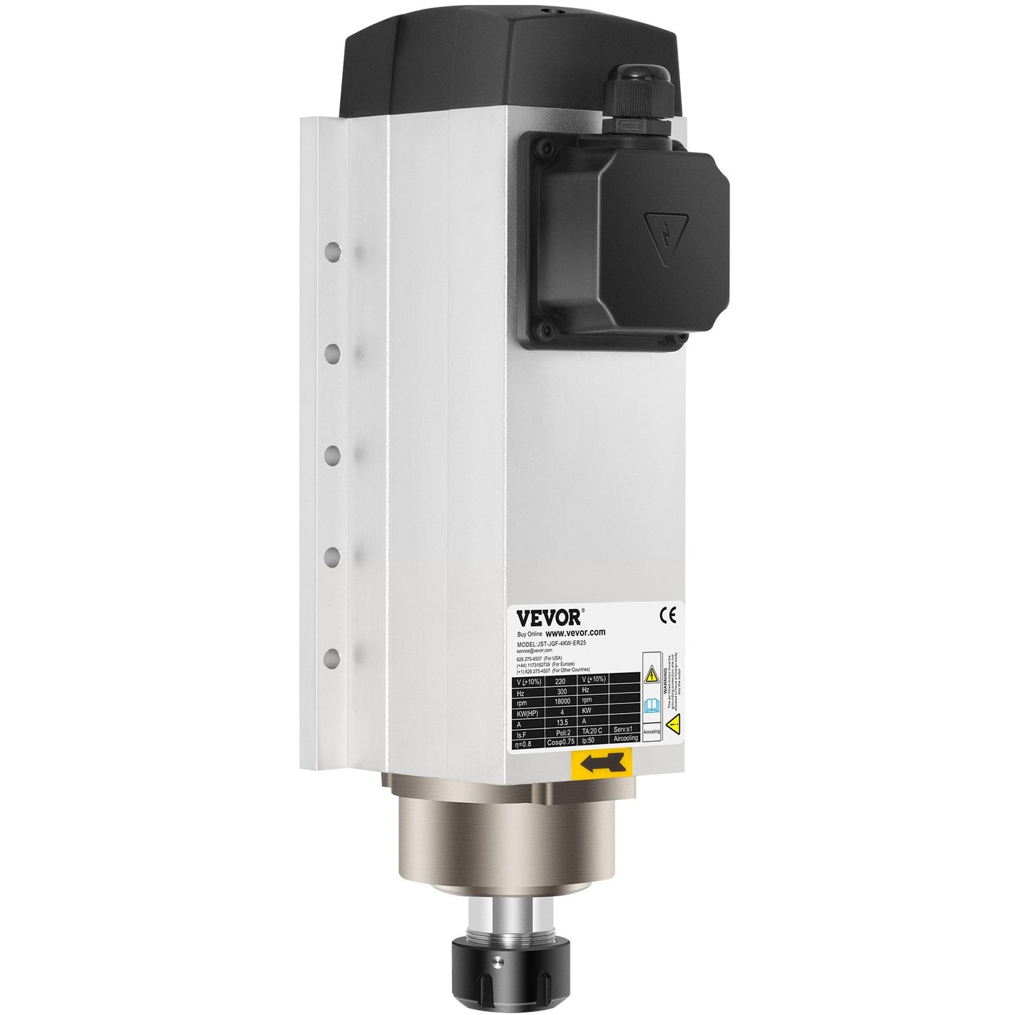 4 kW 2220 V luftgekühlter Spindelmotor ER25 CNC-Luftkühlungsspindelmotor für CNC-Gravier- und Fräsmaschinen