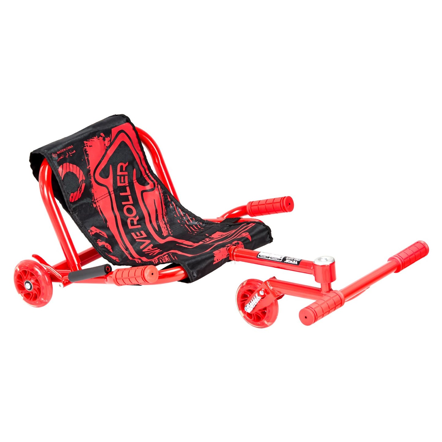 Ride on Scooter, Load Capacity of 198 lbs, Swing Side-to-Side for Amazing Ride Powered by Zig-Zag Motion, Ride on Drifting Toy for Ages 10+, Rides on Any Hard Surface for Indoor & Outdoor, Red
