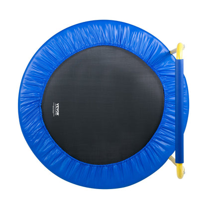 91.4 cm Trampoline for Kids, 91.4 cm Trampolines Indoor/Outdoor Trampoline for Toddlers, Foldable Mini Baby Trampoline with Foam Handle, Recreational Trampoline Birthday Gift for 3+ Years Kids