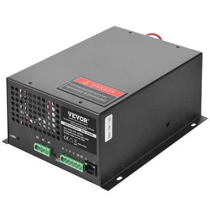 CO2 Laser Power Supply, 60W, Power Supply for 60W Laser Tube, Constant Current Protection, Open Circuit Protection, Fast Heat Dissipation, Compatible for Multi-brand Laser Engravers & Cutters