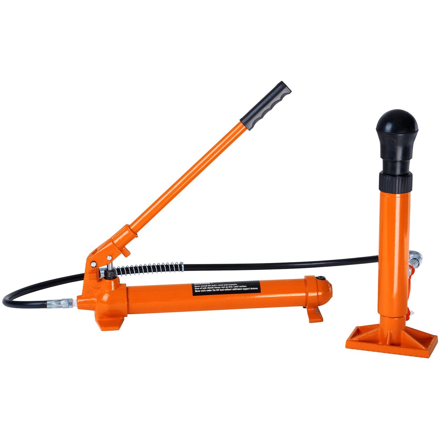 10-Tonnen-Porta-Power-Kit, tragbarer Hydraulikheber mit 1,4 m Ölschlauch, Karosserie-Reparaturset mit Aufbewahrungskoffer für Pkw, Lkw und Landwirtschaft