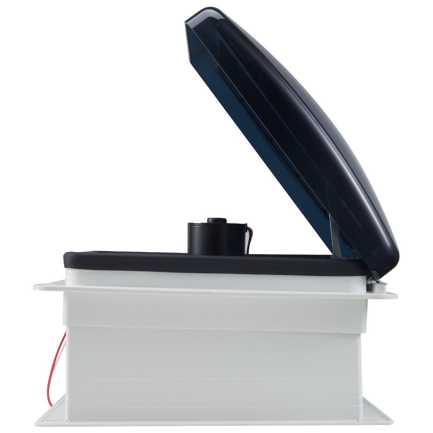 Wohnmobil-Dachlüfter, 14-Zoll-Dachlüfter für Wohnmobile, 12 V, leistungsstarker 10-stufiger reversibler Lüfter mit Fernbedienung, eingebautem Gleichstrommotor, elektrischer Deckel, 12-Zoll-Lüfterflügel, passend für 14 x 14 Zoll große Dachöffnungen