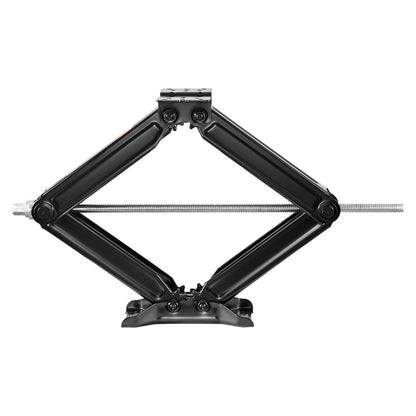 9000 lbs RV Scissor Jacks, 4-23.4 in RV Stabilizer Leveling Scissor Jacks, Set of 4, Heavy Duty Stabilizer Jack with Crank Handle, Socket and Bubble Levels, Not Easily Bent or Deformed