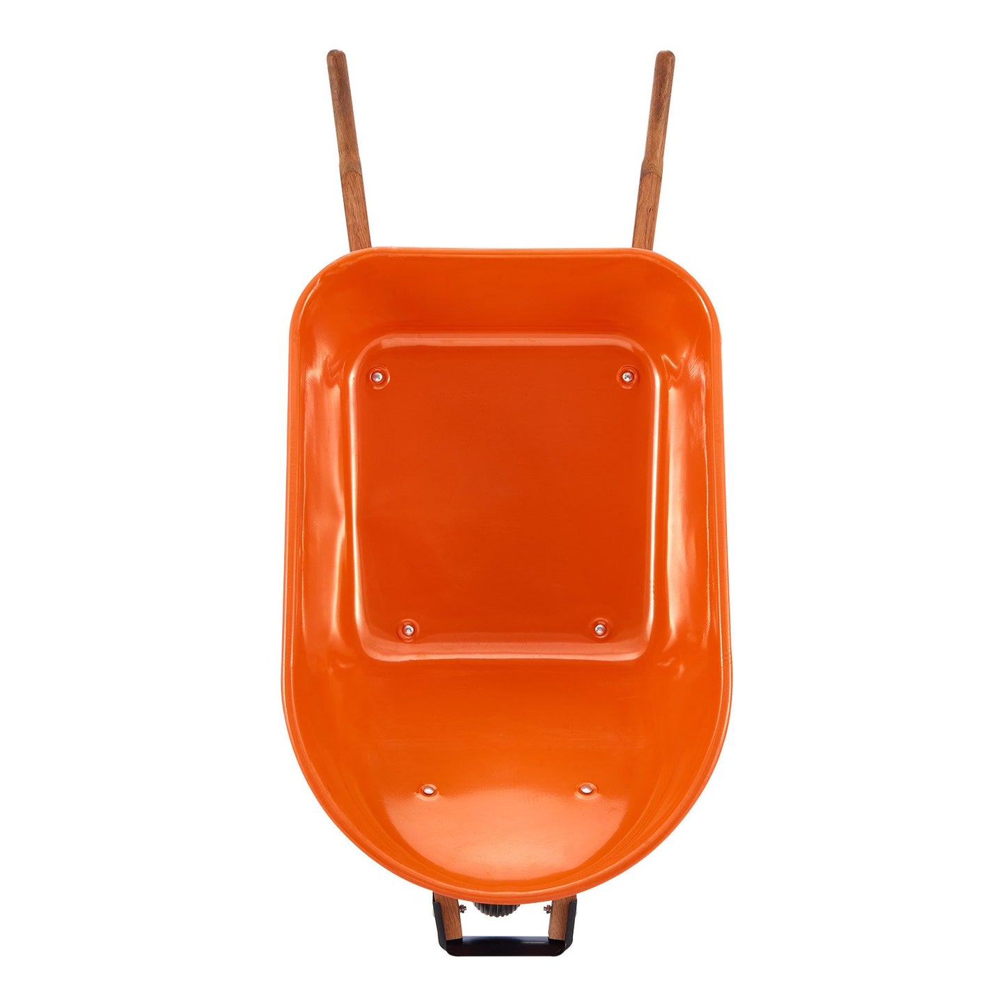 Schubkarre, 6 Kubikfuß Ladevolumen &amp; 330 Pfund Tragkraft, einrädrige Garten-Kippkarre mit Metallgriff &amp; 16 Zoll breiten Rädern, leicht zu beladender Nutzwagen für Garten und Hof