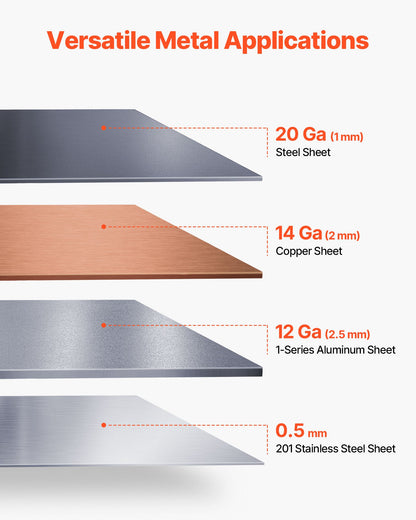 Kasten- und Pfannenbiegemaschine, 305 mm/12 Zoll Blechbiegemaschine, Kapazität für 20-Gauge-Baustahl, 0-135 Grad einstellbar, Metallbiegemaschine mit 5 Fingern, Hochleistungs-Aluminium-Abkantpresse für präzises Biegen