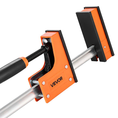 Schraubzwingen für die Holzbearbeitung, 2er-Pack, 76,2 cm Parallelzwingen-Set, F-Zwinge mit 680 kg Tragkraft, gleichmäßiger Druck, hochfester Kunststoff und Kohlenstoffstahl, für Holz- und Metallbearbeitung, Orange