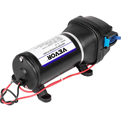 Hochdruck-Membranpumpe, 12 V FL-40, 2,7 bar (40 PSI), selbstansaugend, 17 l/min, Sprühdüse für Wohnwagen, Boote, Wohnmobile und Garten