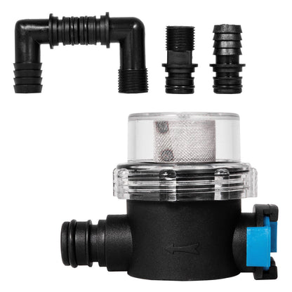 Hochdruck-Membranpumpe, 12 V FL-40, 2,7 bar (40 PSI), selbstansaugend, 17 l/min, Sprühdüse für Wohnwagen, Boote, Wohnmobile und Garten