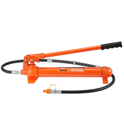 10-Tonnen-Porta-Power-Kit, Hydraulikzylinder mit Pumpe, Wagenheber mit 1,4 m Ölschlauch, Werkzeug zur Reparatur verbogener Rahmen mit Aufbewahrungskoffer für Kfz, Werkstatt, Baumaschinen, Mechaniker (22046 lbs)