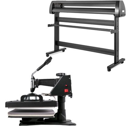 5-in-1-Digital-Heißpresse (15" x 12") und Vinylschneider (53") mit Signmaster-Software