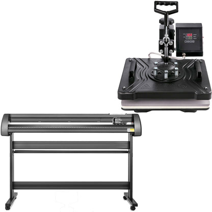 5-in-1-Digital-Heißpresse (15" x 12") und Vinylschneider (53") mit Signmaster-Software