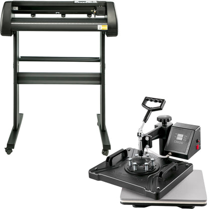 5-in-1-Digital-Heißpresse (15" x 12") und Vinylschneider (34") mit Signmaster-Software
