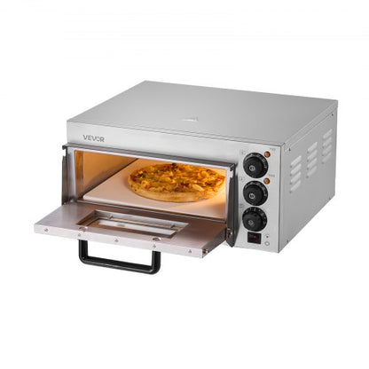 Gewerblicher Tischpizzaofen, elektrischer Pizzaofen für Pizzen bis 35,56 cm Durchmesser, für den Innenbereich