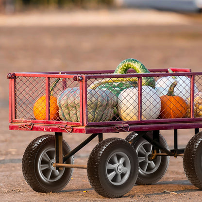 Vollgummireifen mit Notlaufeigenschaften, 25,4 cm, 2er-Pack, 81,6 kg dynamische Traglast, 99,8 kg statische Traglast, pannensichere schlauchlose Reifen und Räder für Sackkarren, Transportwagen, Rollwagen, Gartenanhänger, diverse Wagen