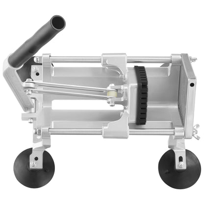 Commercial Vegetable Slicer, 3/8 inch Fruit Slicer, Stainless Steel and Aluminum Alloy Vegetable Cutter Slicer Machine, Manual Slicer with Non-slip Feet, for Radishes, Onions, Potatoes, Lemons