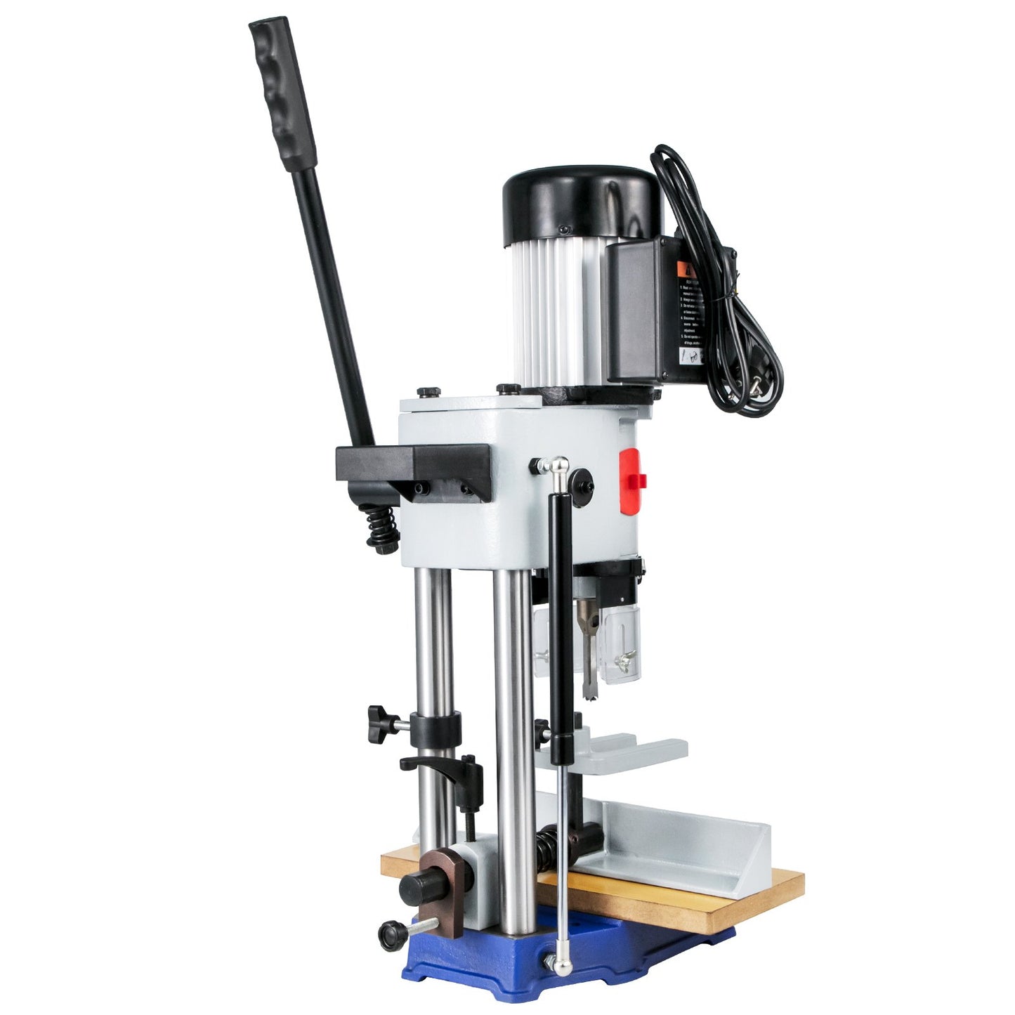 Bench Morticer 373 W(1/2 HP) 1400RPM Benchtop Drill Presses 27 kg(60 Pounds) Weigh Benchtop Mortising Machine 13mm Chuck Capacity For Internal grinding Metal Drilling Cutting Wooden Mortises