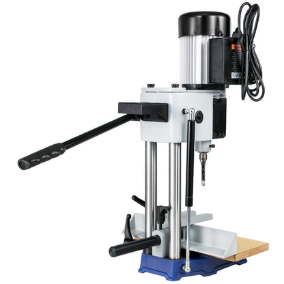 Holzbearbeitungs-Zapfenschneidmaschine, 750 W, 2800 U/min Powermatic Zapfenschneidmaschine, Hohlzapfenschneidmaschine mit Meißelbohrer-Sets, Tisch-Zapfenschneidmaschine, zum Herstellen von runden oder quadratischen Löchern in Holz