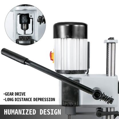 Holzbearbeitungs-Zapfenschneidmaschine, 750 W, 2800 U/min Powermatic Zapfenschneidmaschine, Hohlzapfenschneidmaschine mit Meißelbohrer-Sets, Tisch-Zapfenschneidmaschine, zum Herstellen von runden oder quadratischen Löchern in Holz