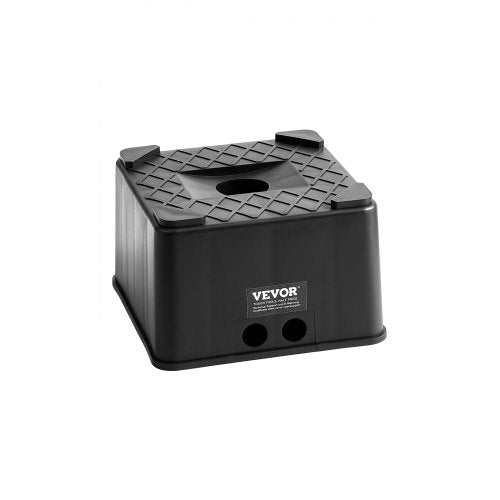 Stützblock für Wohnwagen, 15 cm hoher, hochbelastbarer Nivellierblock für Wohnmobile mit einer Tragkraft von 2722 kg, Stützfuß für Wohnmobile, Motorradständer, Hocker, Campingzubehör für Wohnwagen, Sattelauflieger und Wohnmobile der Klasse A/C