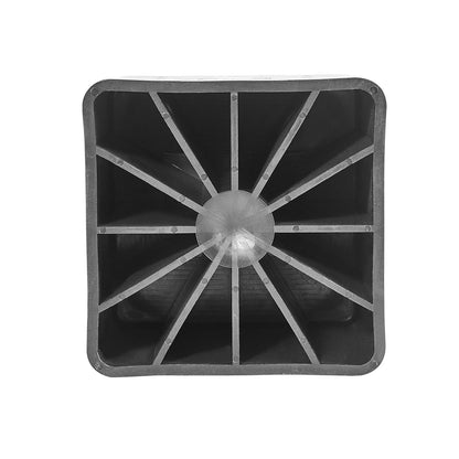 Stützblock für Wohnwagen, 15 cm hoher, hochbelastbarer Nivellierblock für Wohnmobile mit einer Tragkraft von 2722 kg, Stützfuß für Wohnmobile, Motorradständer, Hocker, Campingzubehör für Wohnwagen, Sattelauflieger und Wohnmobile der Klasse A/C