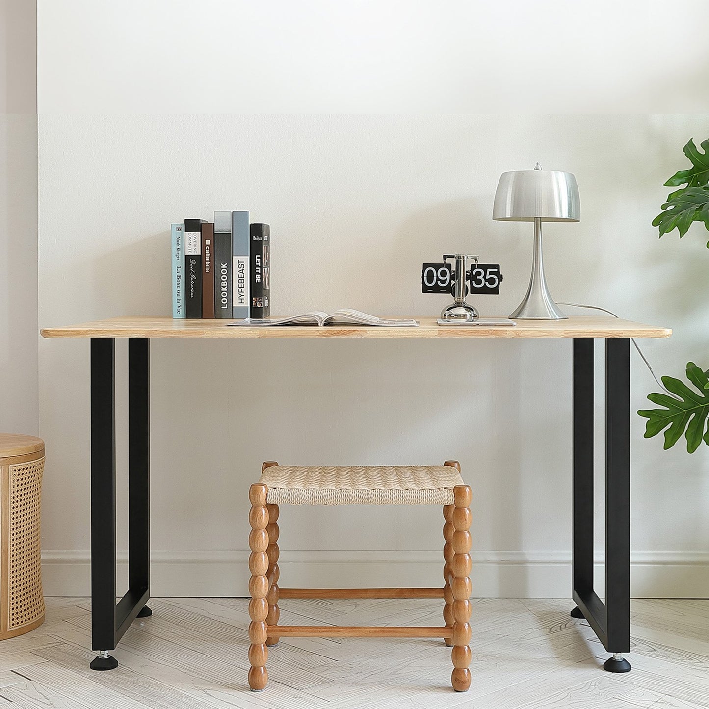 711,2 mm verstellbare Möbelbeine, quadratische, verstärkte Stahl-Tischbeine (2er-Set) für Selbstmontage, max. Traglast 453,6 kg, robuste Tischbeine, schnelle Montage &amp; umfangreiches Zubehör, schwarz