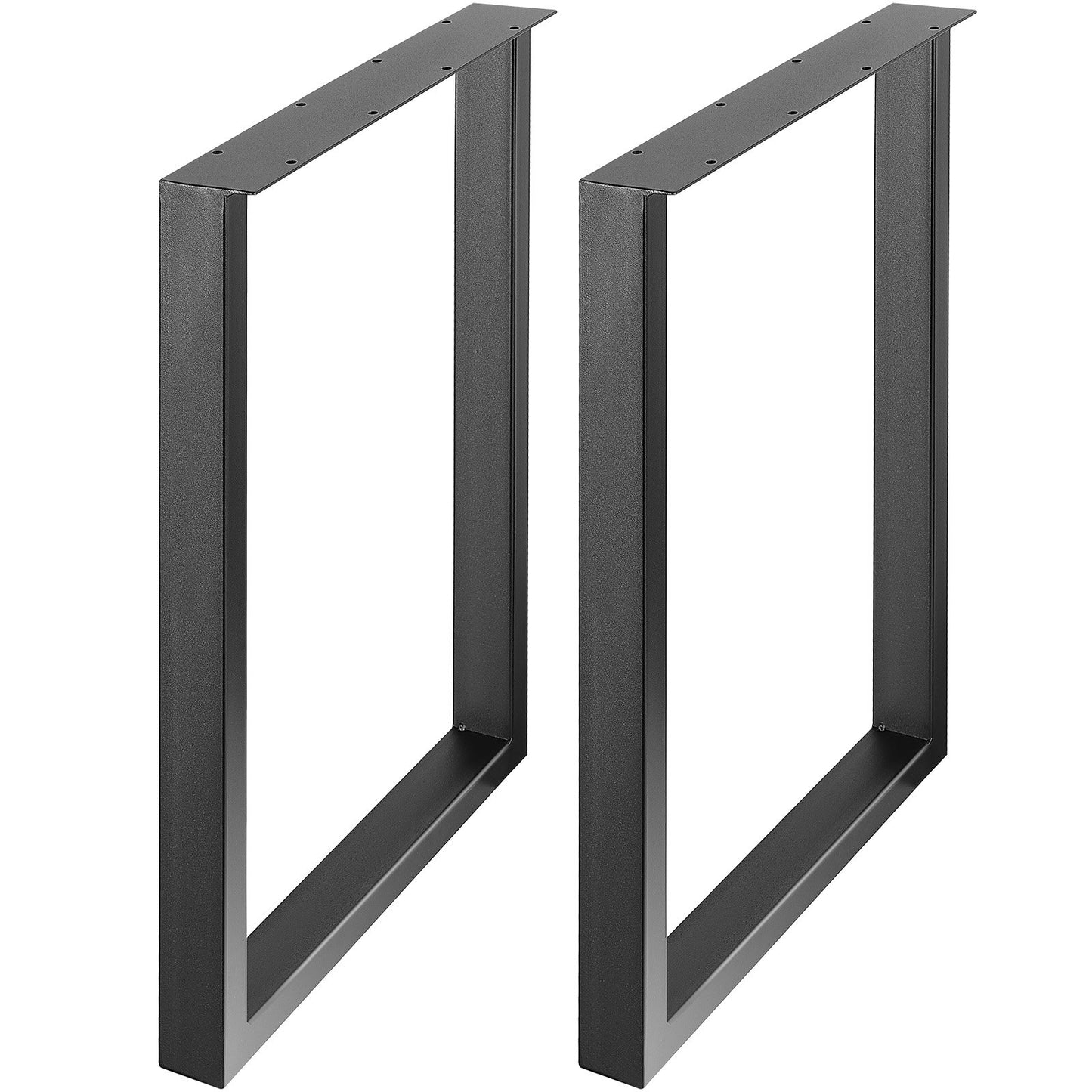 711,2 mm verstellbare Möbelbeine, quadratische, verstärkte Stahl-Tischbeine (2er-Set) für Selbstmontage, max. Traglast 453,6 kg, robuste Tischbeine, schnelle Montage &amp; umfangreiches Zubehör, schwarz