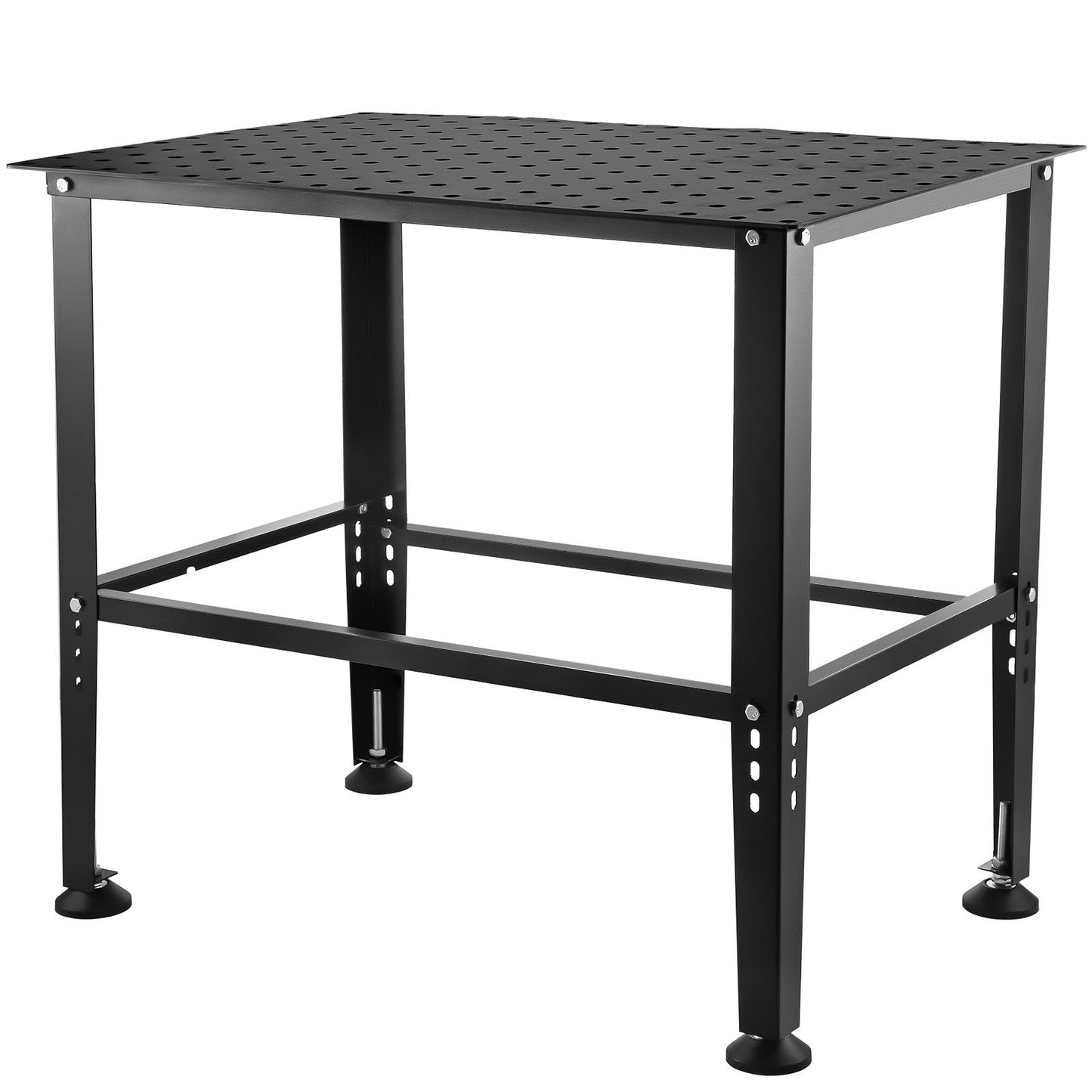 Welding Table 36" x 24", 800LBS Capacity Welding Workbench Table, Heavy-Duty Work Bench with 0.63" Fixture Holes and Non-slip Foot Pads for Welding Assembly Repair Works