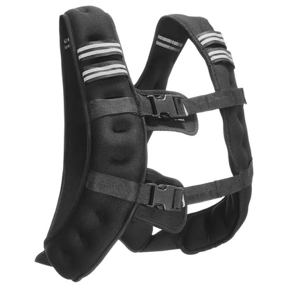 Gewichtsweste, 5,4 kg Gewichtsweste mit reflektierendem Streifen, verstellbare Schnalle, Körpergewichtsweste für Männer und Frauen, Trainingsgerät für Krafttraining, Laufen, Joggen, Fitness und Gewichtsabnahme