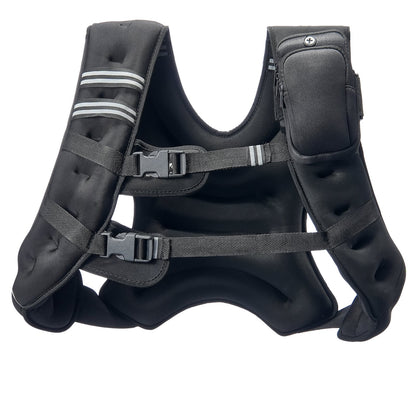 Gewichtsweste, 13,6 kg Gewichtsweste mit reflektierendem Streifen, verstellbare Schnalle, Körpergewichtsweste für Männer und Frauen, Trainingsgerät für Krafttraining, Laufen, Joggen, Fitness und Gewichtsabnahme