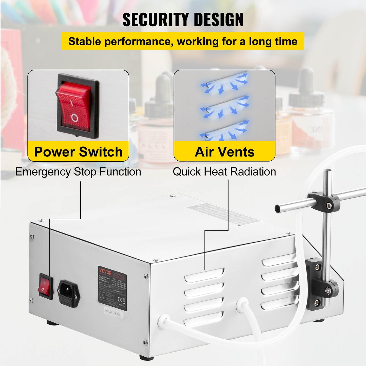 Liquid Filling Machine 2-3500ml GFK-160 LCD Display Digital Control Pump Liquid Filler Machine Automatic Liquid Filling Machine