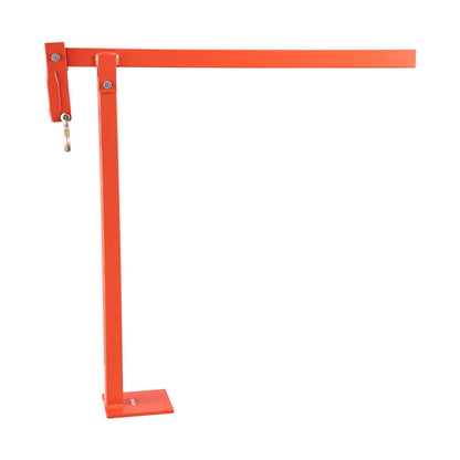 78 cm T Post Puller, Heavy Duty Fence Post Puller with 109.2 cm Lifting Chain, Rust-Resistant Steel, Labor-Saving T-Post Remover Tool for Round Fence Posts, Sign Posts & Tree Stumps